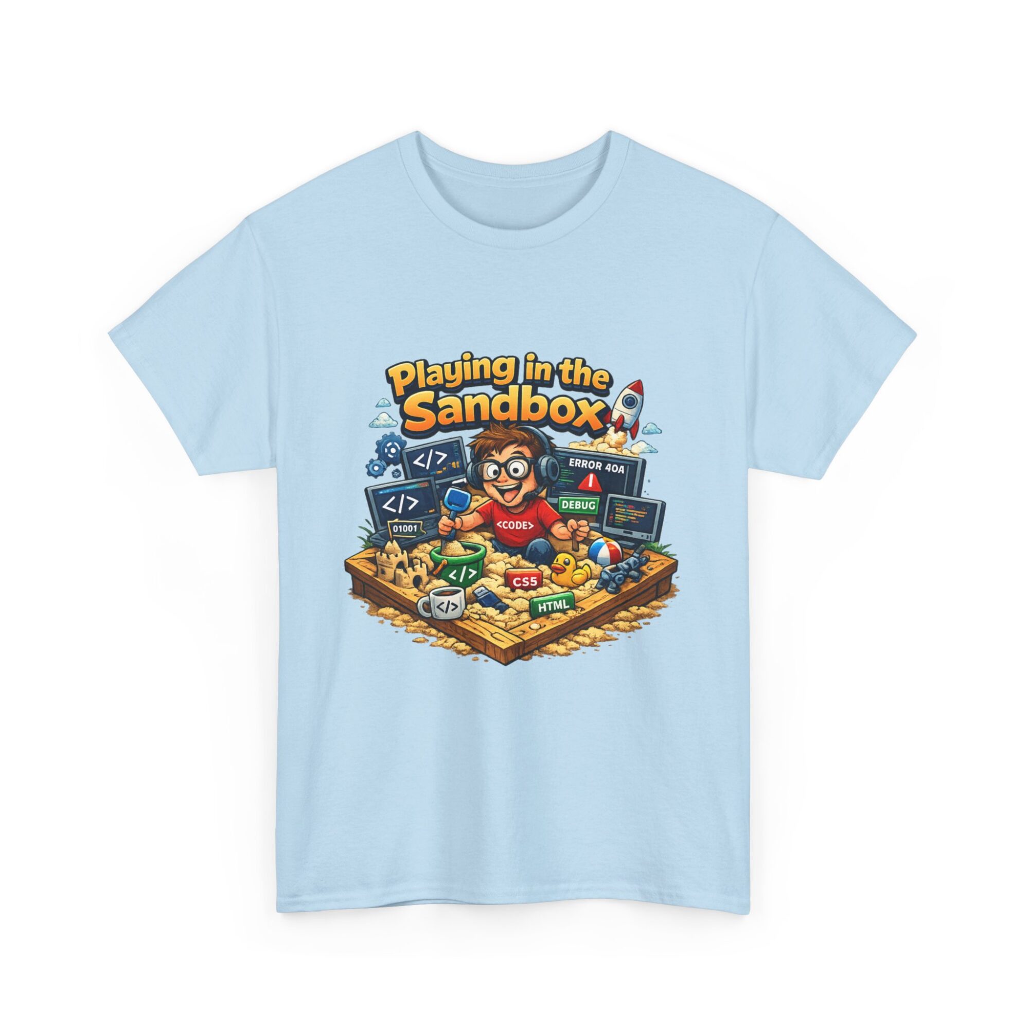 Playing in the Sandbox Unisex Graphic Tee - Fun Coding Design, Soft & Trendy T-Shirt 31 Playing in the Sandbox Unisex Graphic Tee - Fun Coding Design, Soft & Trendy T-Shirt