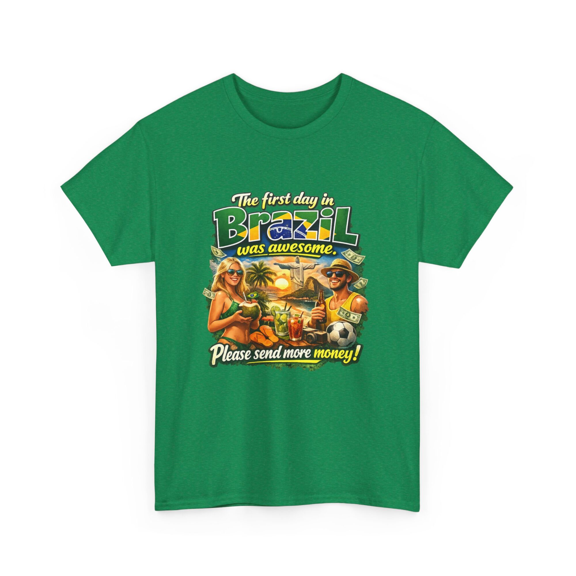 Awesome Brazil Graphic Tee - Fun Unisex T-Shirt for Everyday Wear 27 Awesome Brazil Graphic Tee - Fun Unisex T-Shirt for Everyday Wear