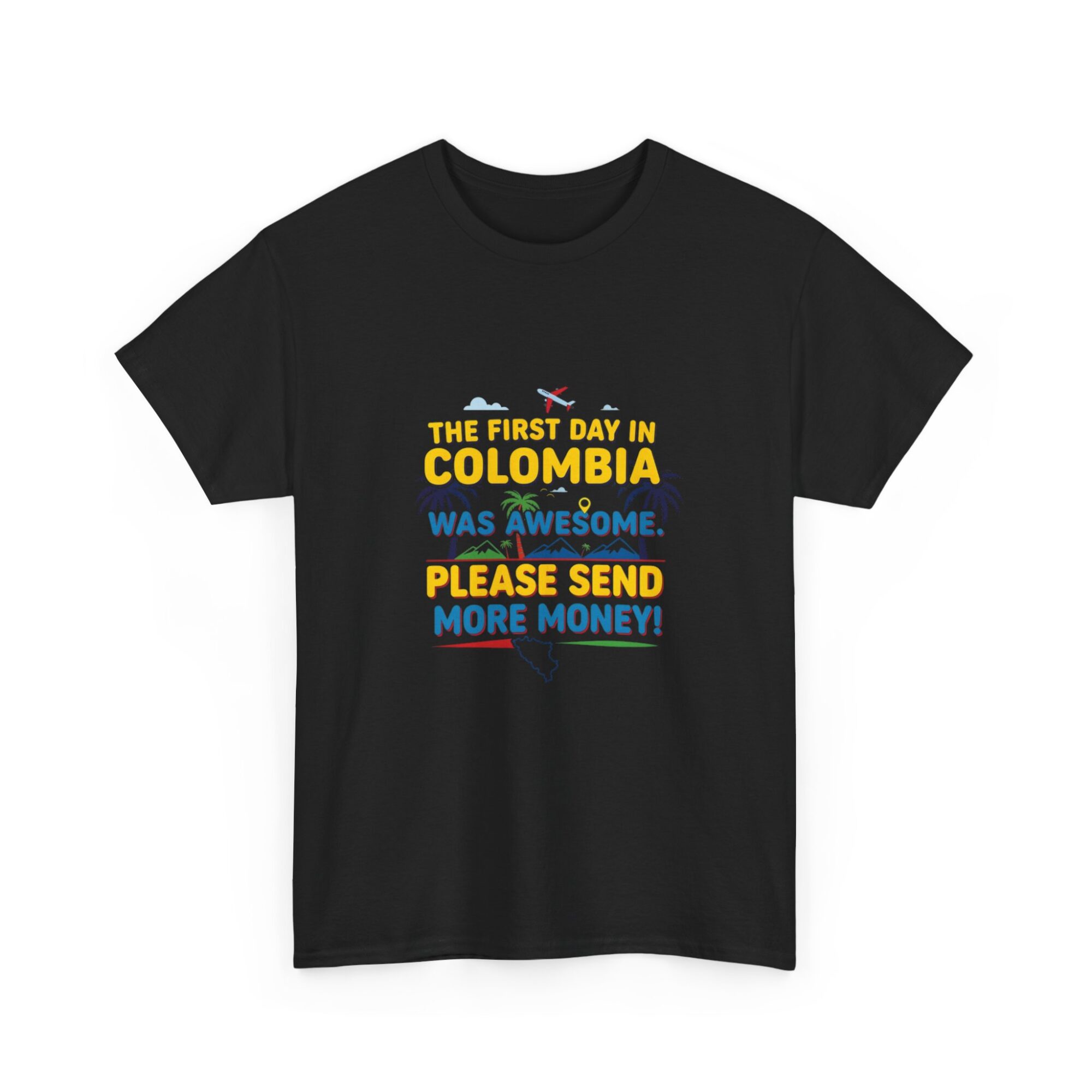 Premium Unisex Graphic Tee - Colombia Adventure Humor Shirt 7 Premium Unisex Graphic Tee - Colombia Adventure Humor Shirt