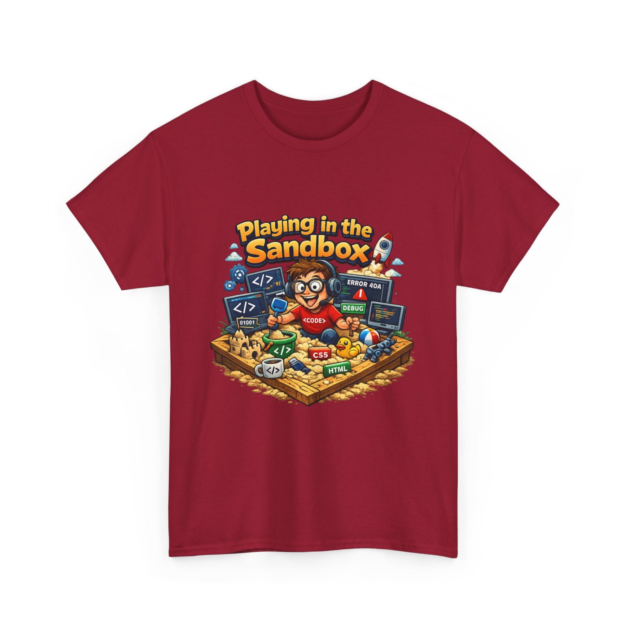 Playing in the Sandbox Unisex Graphic Tee - Fun Coding Design, Soft & Trendy T-Shirt 43 Playing in the Sandbox Unisex Graphic Tee - Fun Coding Design, Soft & Trendy T-Shirt