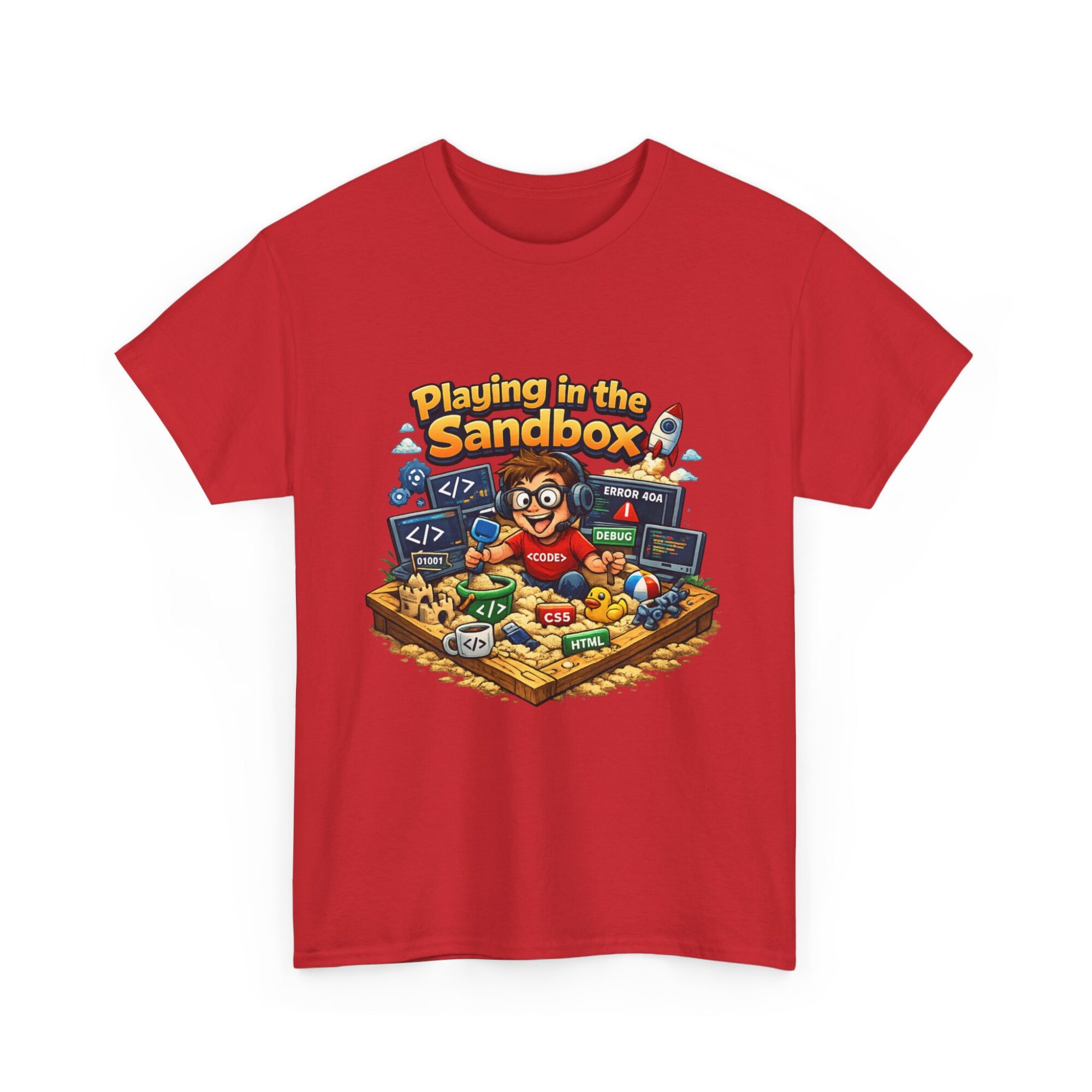 Playing in the Sandbox Unisex Graphic Tee - Fun Coding Design, Soft & Trendy T-Shirt 39 Playing in the Sandbox Unisex Graphic Tee - Fun Coding Design, Soft & Trendy T-Shirt