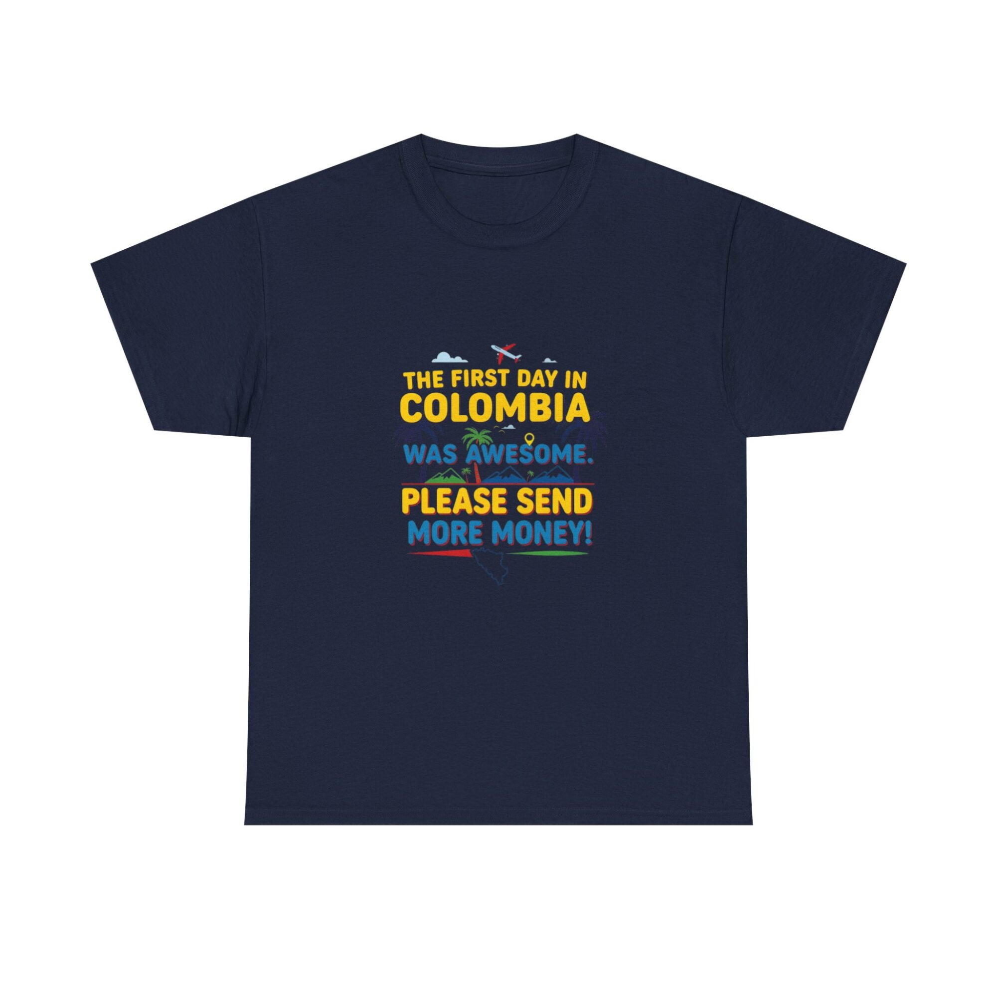 Premium Unisex Graphic Tee - Colombia Adventure Humor Shirt 33 Premium Unisex Graphic Tee - Colombia Adventure Humor Shirt