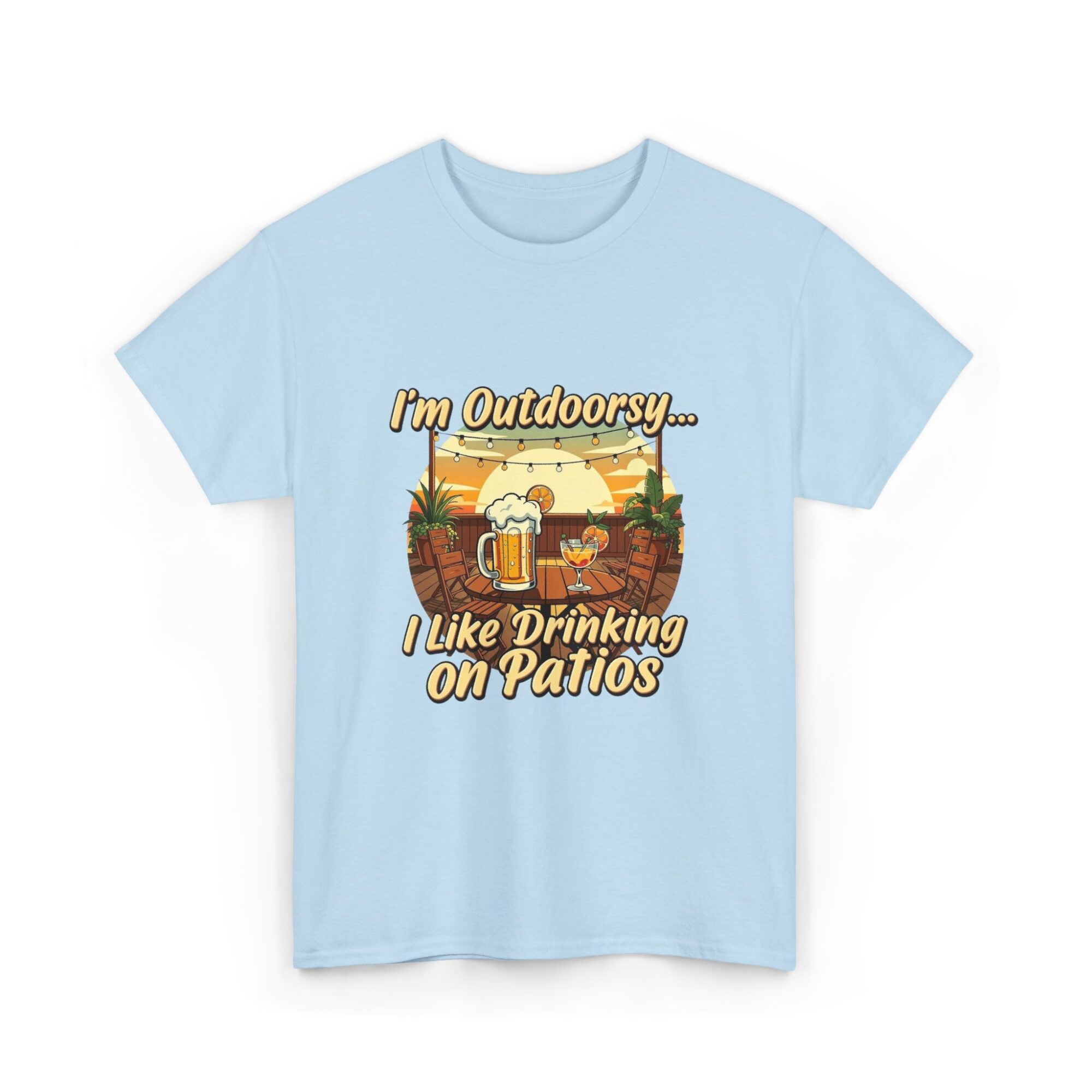 I'm Outdoorsy T-Shirt | Fun Unisex Graphic Tee for Patio Lovers | Premium Print on Demand Apparel 31 I'm Outdoorsy T-Shirt | Fun Unisex Graphic Tee for Patio Lovers | Premium Print on Demand Apparel