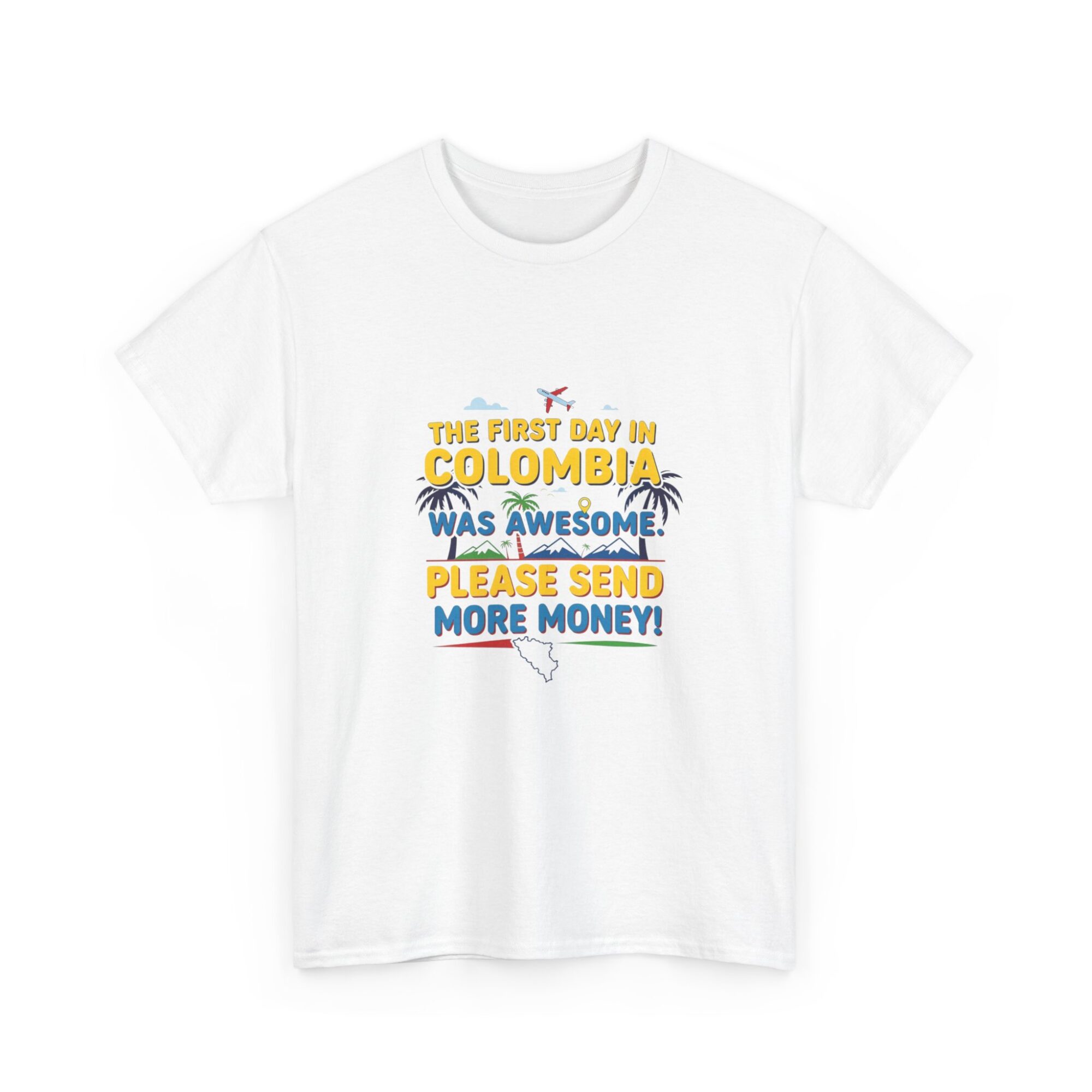 Premium Unisex Graphic Tee - Colombia Adventure Humor Shirt 3 Premium Unisex Graphic Tee - Colombia Adventure Humor Shirt