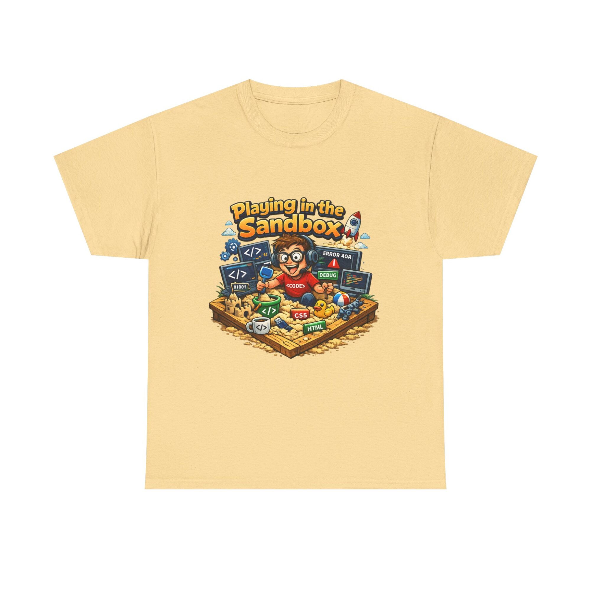 Playing in the Sandbox Unisex Graphic Tee - Fun Coding Design, Soft & Trendy T-Shirt 9 Playing in the Sandbox Unisex Graphic Tee - Fun Coding Design, Soft & Trendy T-Shirt