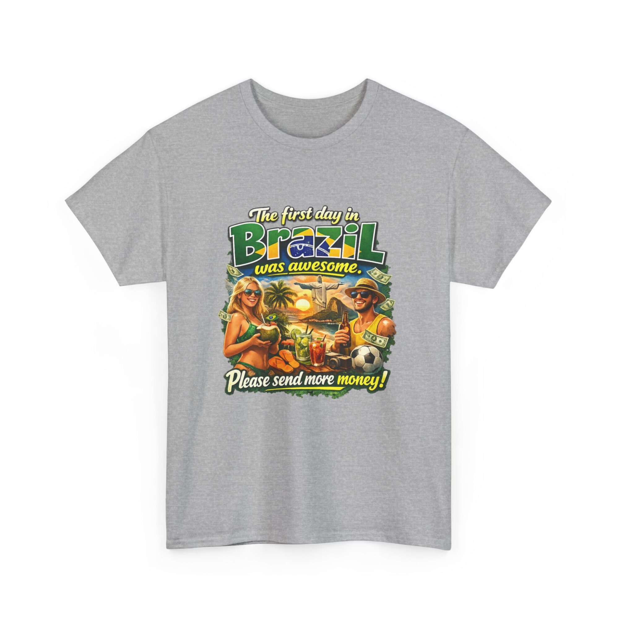 Awesome Brazil Graphic Tee - Fun Unisex T-Shirt for Everyday Wear 15 Awesome Brazil Graphic Tee - Fun Unisex T-Shirt for Everyday Wear