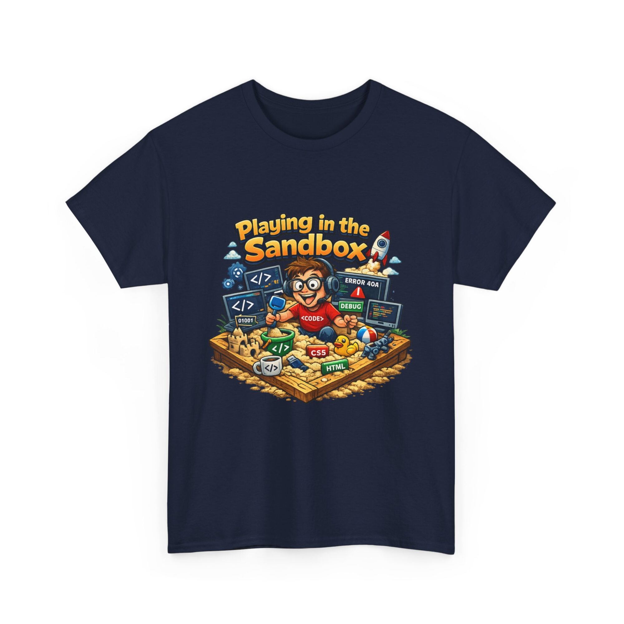 Playing in the Sandbox Unisex Graphic Tee - Fun Coding Design, Soft & Trendy T-Shirt 35 Playing in the Sandbox Unisex Graphic Tee - Fun Coding Design, Soft & Trendy T-Shirt