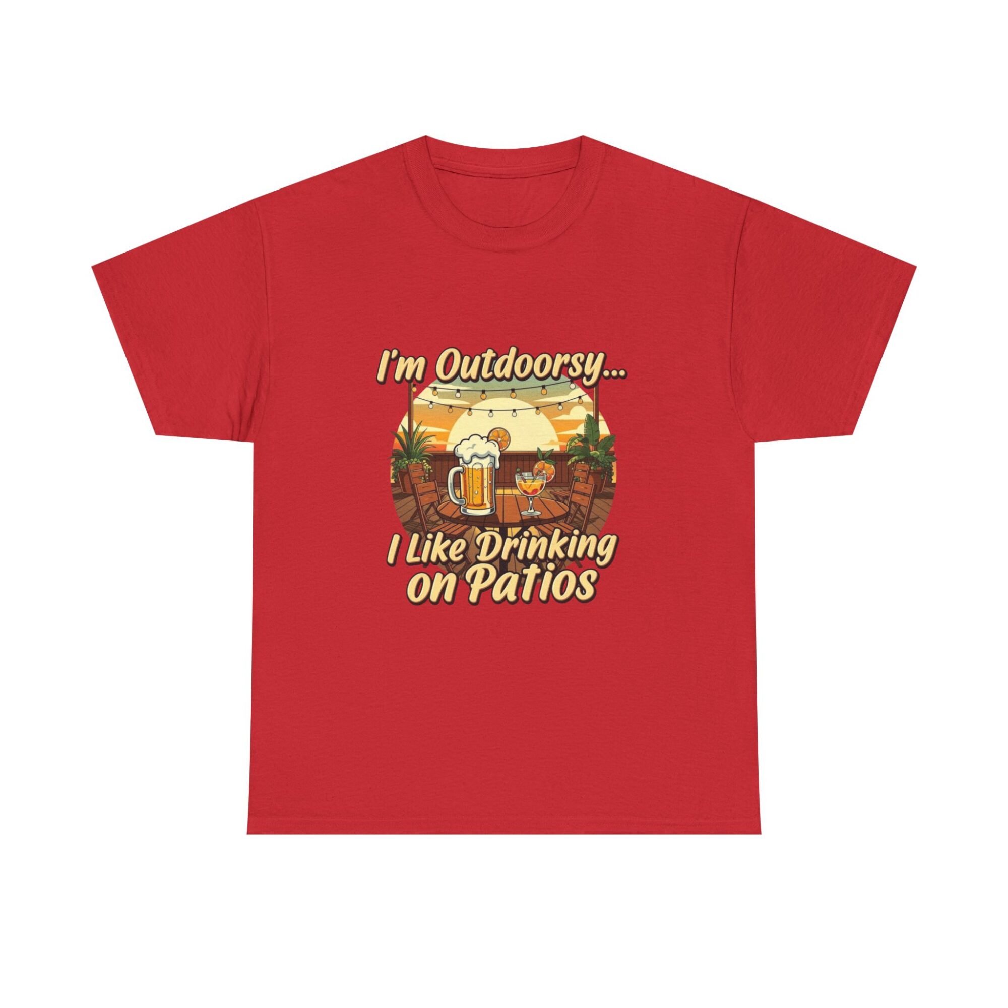 I'm Outdoorsy T-Shirt | Fun Unisex Graphic Tee for Patio Lovers | Premium Print on Demand Apparel 37 I'm Outdoorsy T-Shirt | Fun Unisex Graphic Tee for Patio Lovers | Premium Print on Demand Apparel