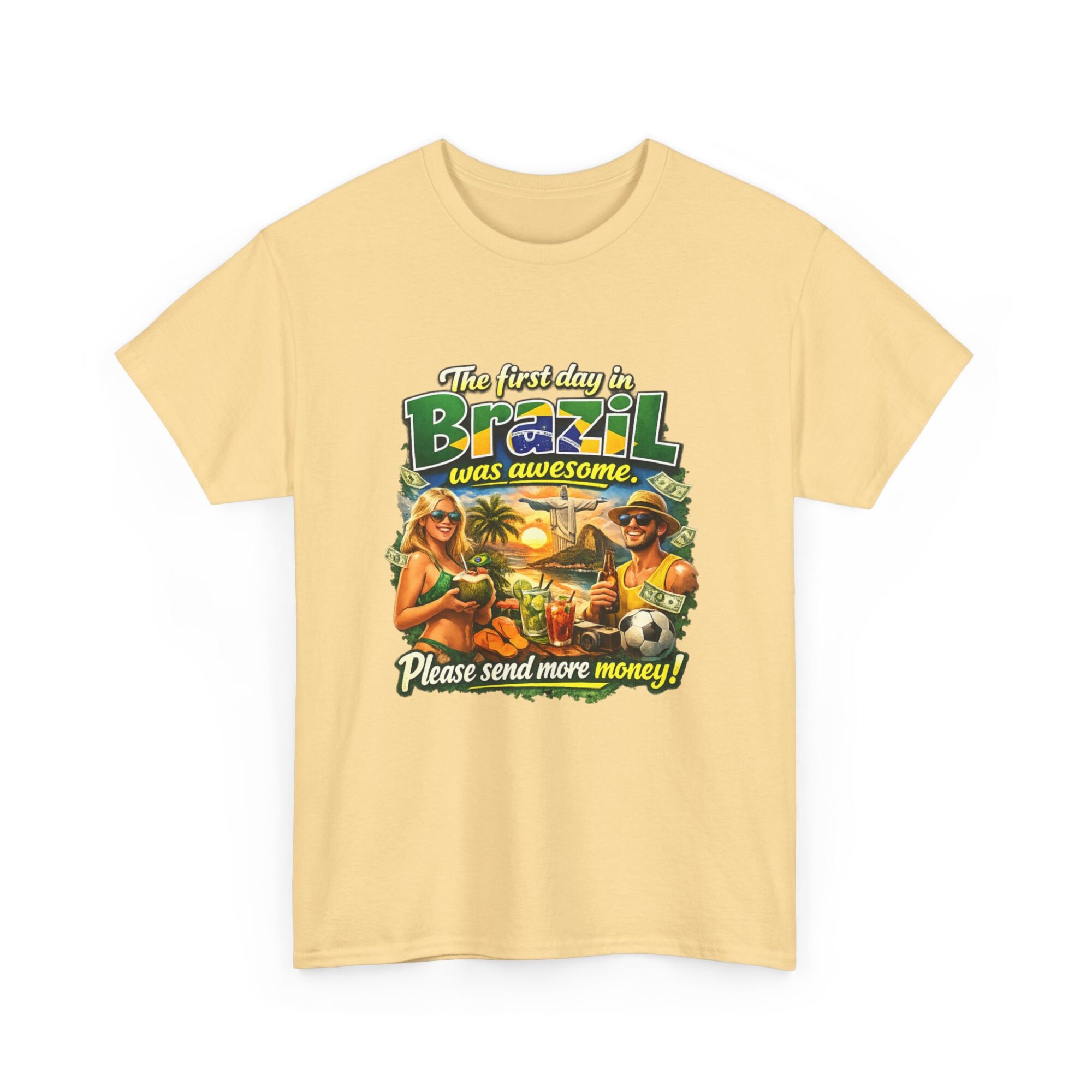 Awesome Brazil Graphic Tee - Fun Unisex T-Shirt for Everyday Wear 11 Awesome Brazil Graphic Tee - Fun Unisex T-Shirt for Everyday Wear