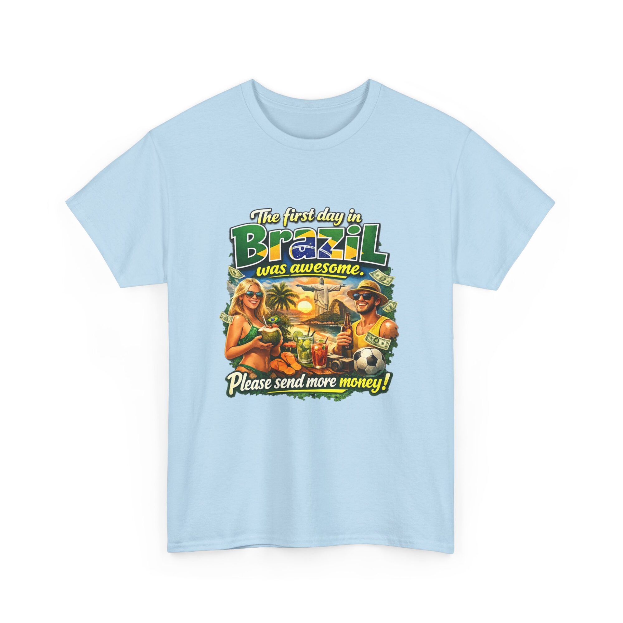 Awesome Brazil Graphic Tee - Fun Unisex T-Shirt for Everyday Wear 31 Awesome Brazil Graphic Tee - Fun Unisex T-Shirt for Everyday Wear