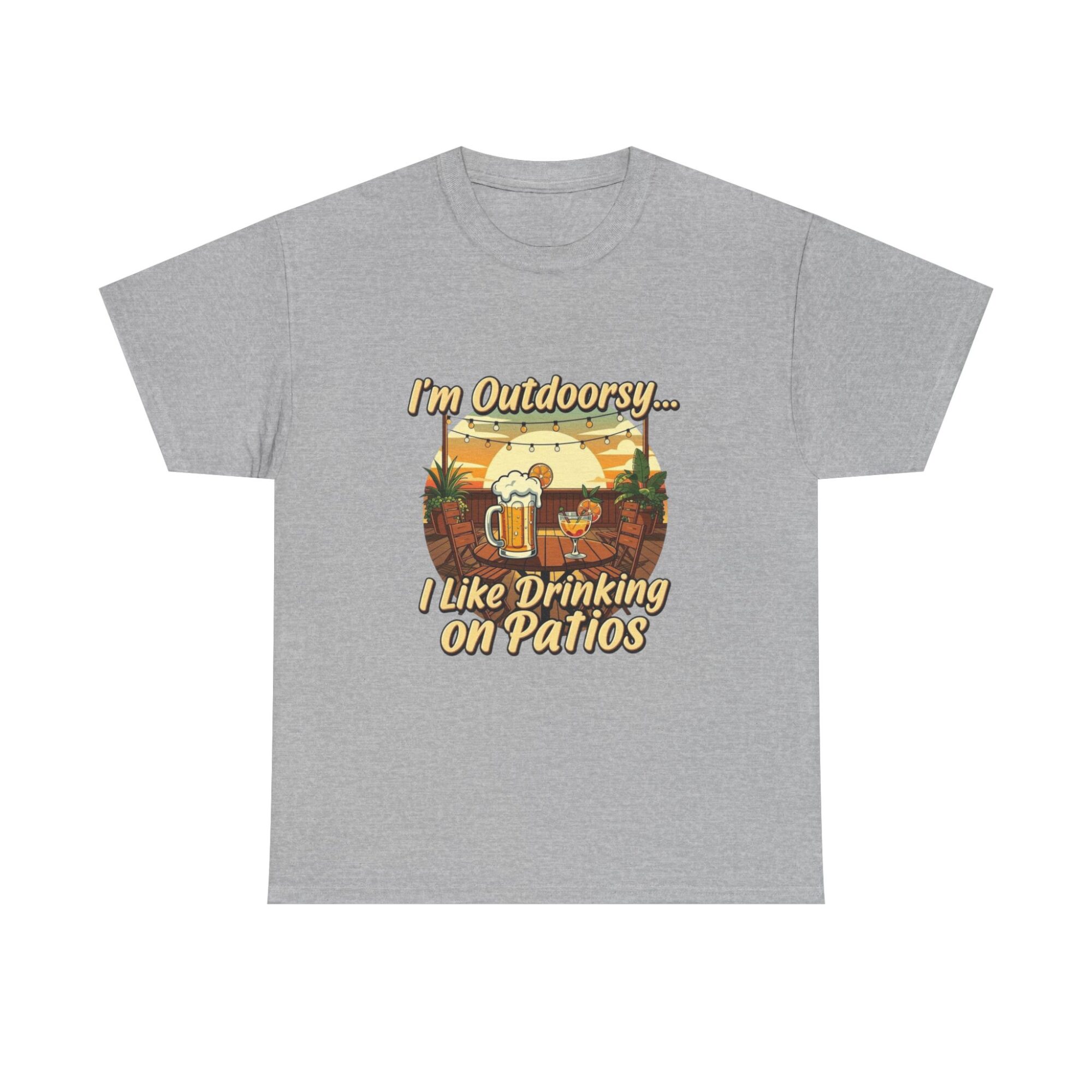 I'm Outdoorsy T-Shirt | Fun Unisex Graphic Tee for Patio Lovers | Premium Print on Demand Apparel 13 I'm Outdoorsy T-Shirt | Fun Unisex Graphic Tee for Patio Lovers | Premium Print on Demand Apparel
