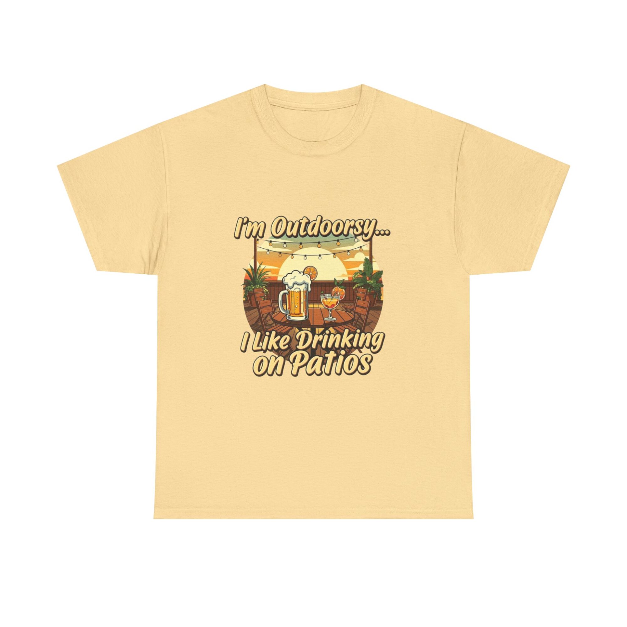 I'm Outdoorsy T-Shirt | Fun Unisex Graphic Tee for Patio Lovers | Premium Print on Demand Apparel 9 I'm Outdoorsy T-Shirt | Fun Unisex Graphic Tee for Patio Lovers | Premium Print on Demand Apparel