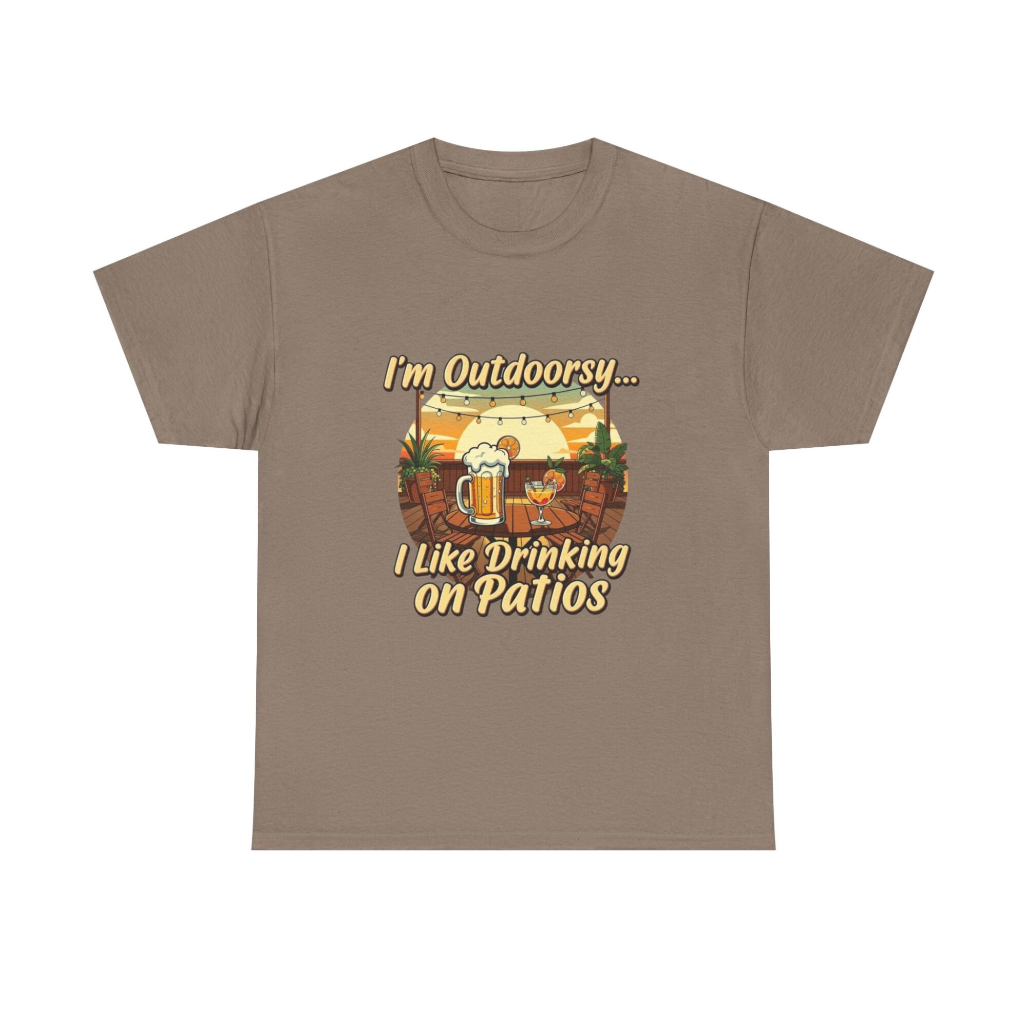 I'm Outdoorsy T-Shirt | Fun Unisex Graphic Tee for Patio Lovers | Premium Print on Demand Apparel 17 I'm Outdoorsy T-Shirt | Fun Unisex Graphic Tee for Patio Lovers | Premium Print on Demand Apparel