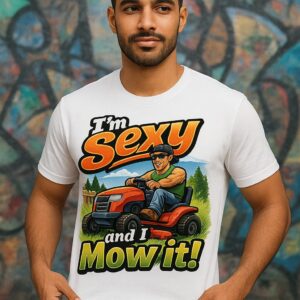 Products 16 I'm Sexy and I Mow It Graphic Tee - Fun Unisex T-Shirt for Lawn Lovers