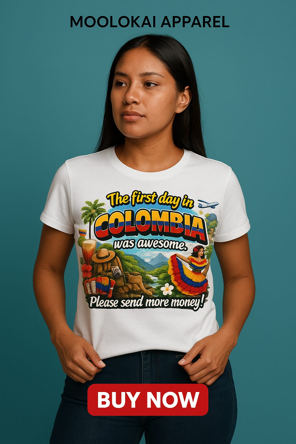 The first day in Colombia was awesome. Please send more money!