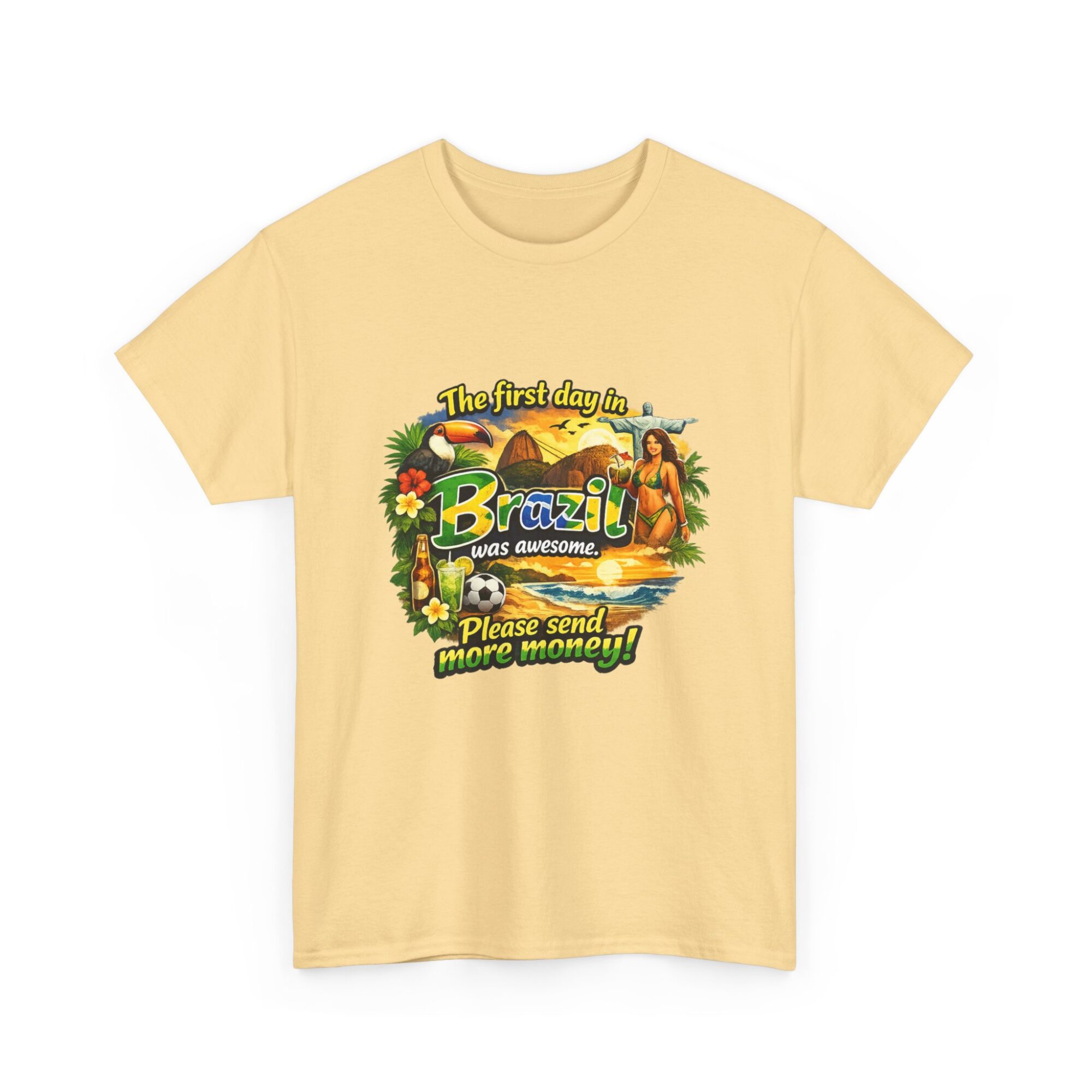 Awesome Brazil Graphic Tee - Fun Unisex T-Shirt for Vacation Lovers 11 Awesome Brazil Graphic Tee - Fun Unisex T-Shirt for Vacation Lovers