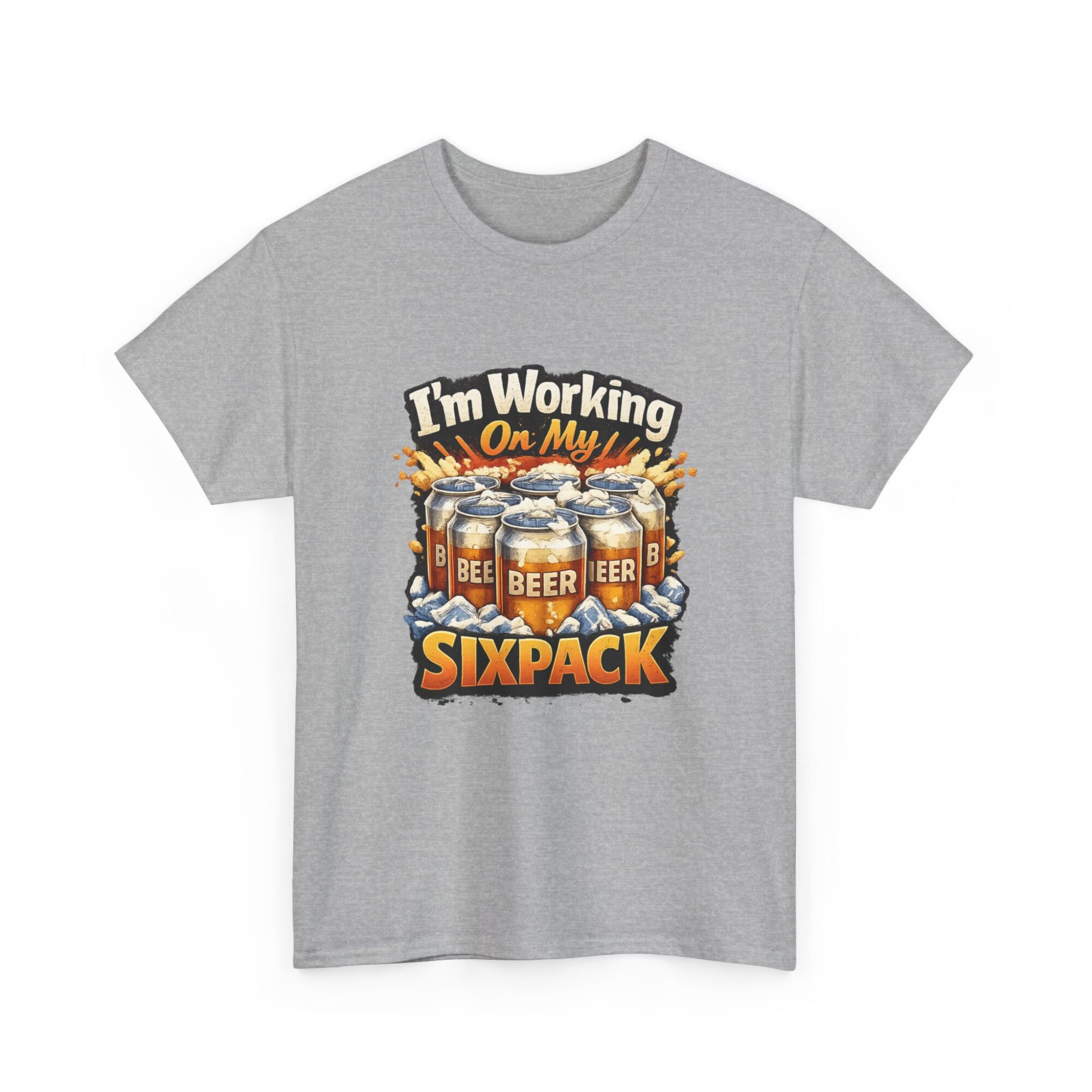 I'm Working on My Sixpack T-Shirt | Funny Graphic Tee for Beer Lovers 15 I'm Working on My Sixpack T-Shirt | Funny Graphic Tee for Beer Lovers
