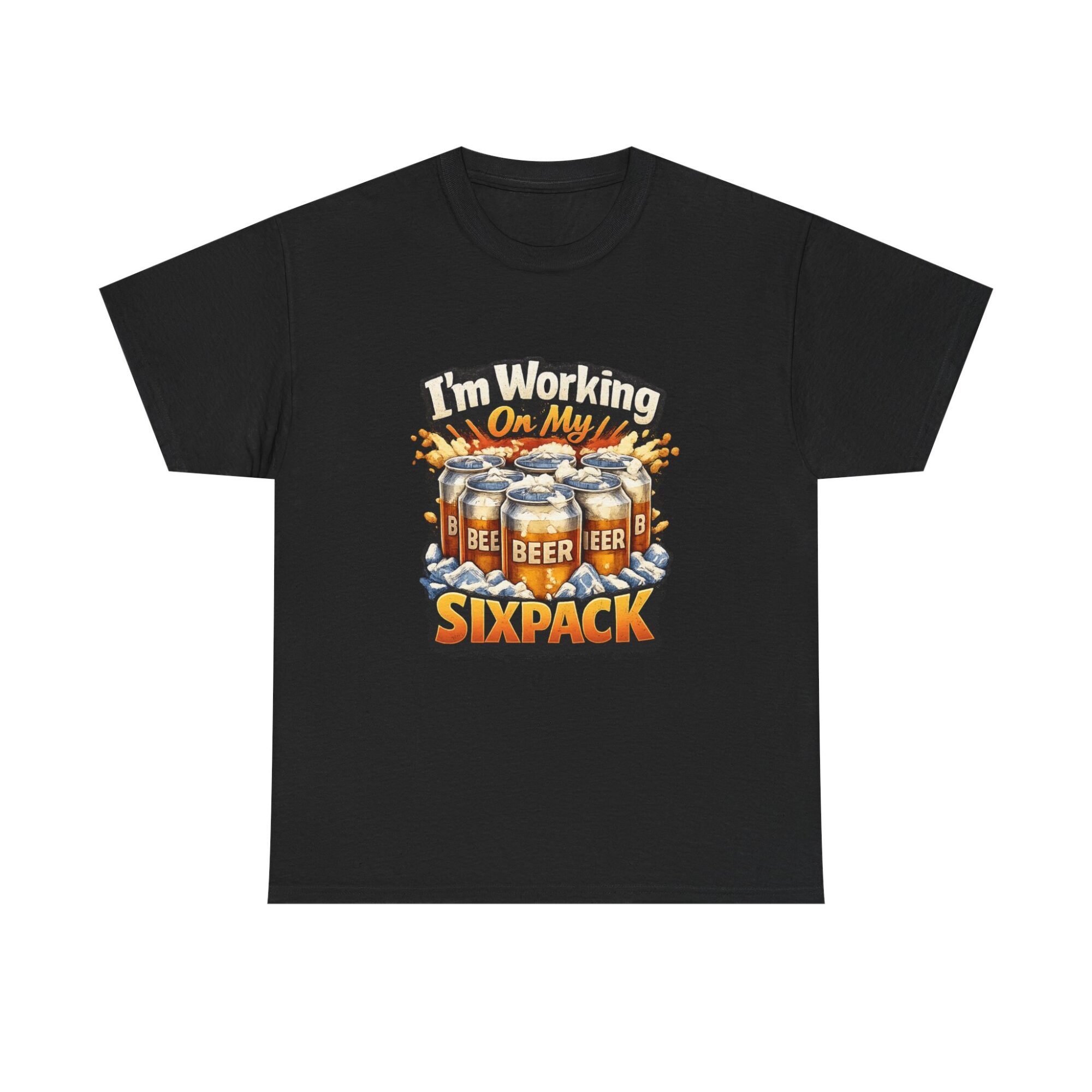 I'm Working on My Sixpack T-Shirt | Funny Graphic Tee for Beer Lovers 5 I'm Working on My Sixpack T-Shirt | Funny Graphic Tee for Beer Lovers