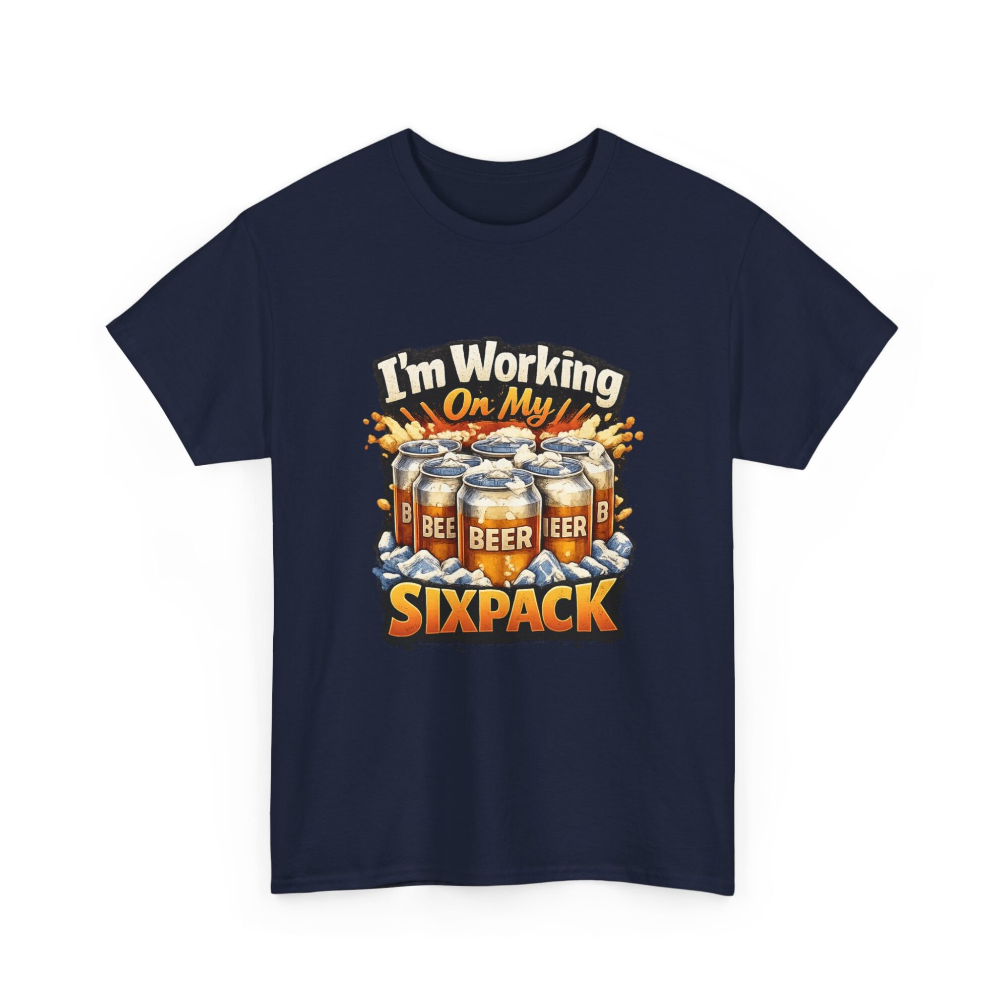 I'm Working on My Sixpack T-Shirt | Funny Graphic Tee for Beer Lovers 35 I'm Working on My Sixpack T-Shirt | Funny Graphic Tee for Beer Lovers