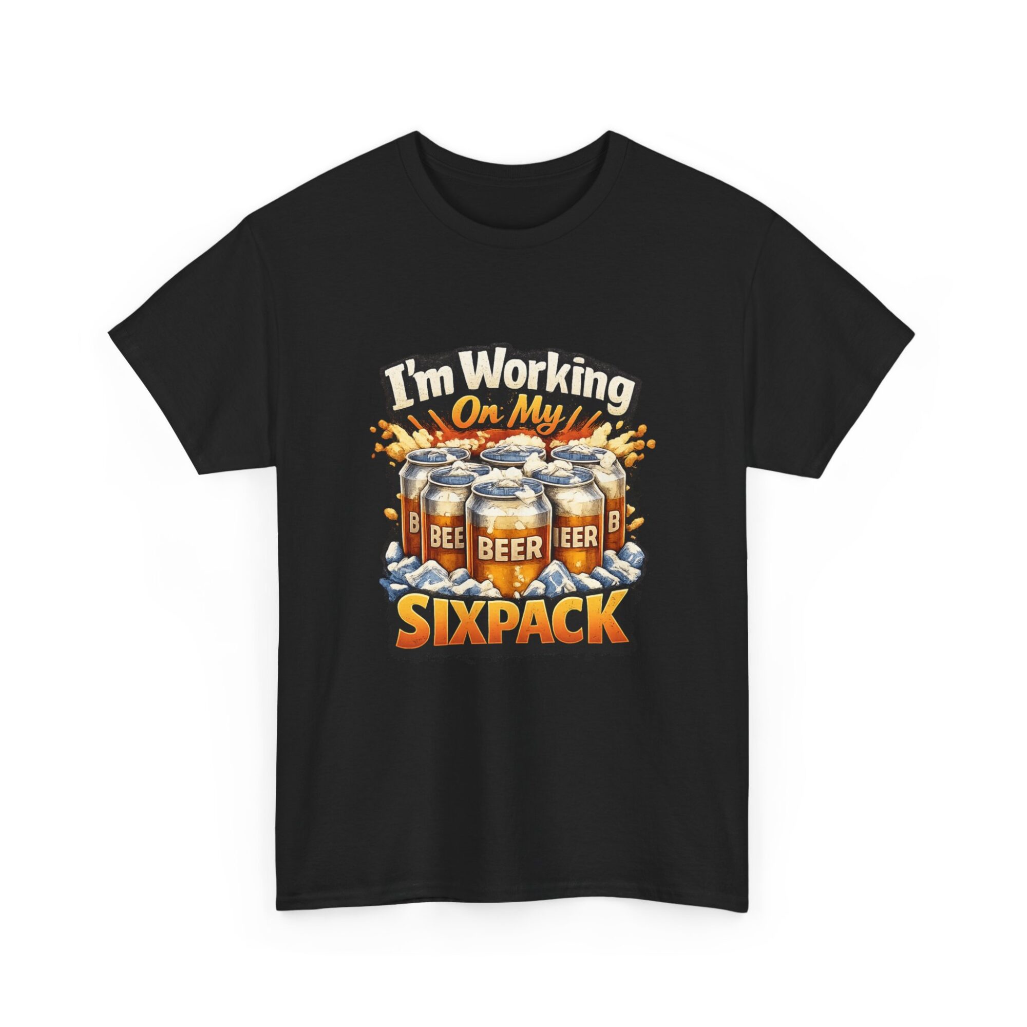 I'm Working on My Sixpack T-Shirt | Funny Graphic Tee for Beer Lovers 7 I'm Working on My Sixpack T-Shirt | Funny Graphic Tee for Beer Lovers