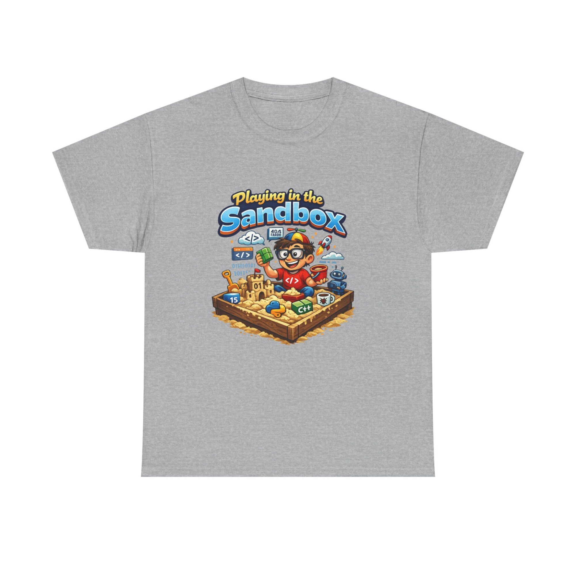Playing in the Sandbox Graphic Tee – Fun Unisex T-Shirt for Everyday Wear 13 Playing in the Sandbox Graphic Tee – Fun Unisex T-Shirt for Everyday Wear