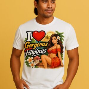 Products 28 I ❤️ Gorgeous Filipinas Graphic Tee - Premium Unisex T-Shirt