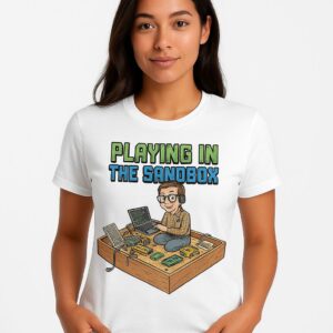 Categories 15 Funny Unisex Graphic Tee - 'Playing in the Sandbox' - Premium Quality for Everyday Wear