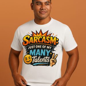 Products 7 Sarcasm Graphic Tee - Just One of My Many Talents | Premium Unisex T-Shirt