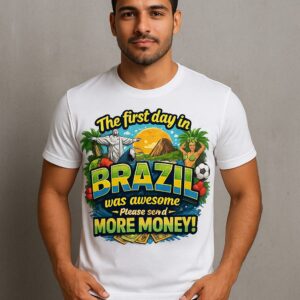 Funny Brazil Graphic Tee - Premium Unisex T-Shirt for Everyday Comfort