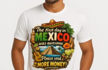 The first day in Mexico was awesome. Please send more money!