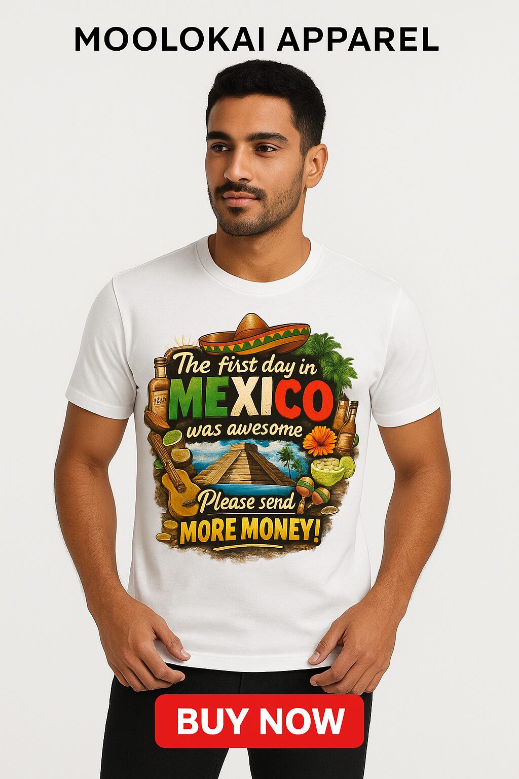 The first day in Mexico was awesome. Please send more money!