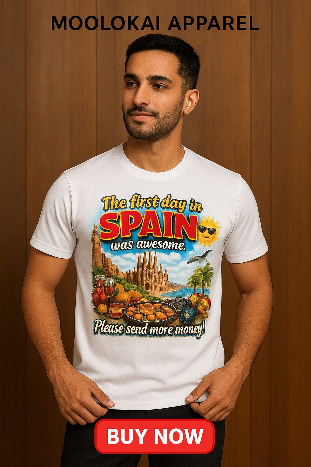 The first day in Spain was awesome. Please send more money!