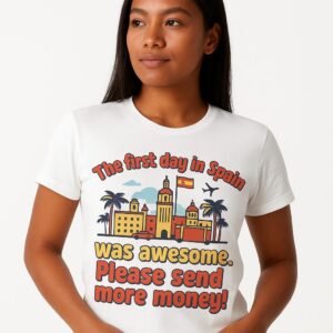 Funny Spain Travel T-Shirt – Premium Unisex Graphic Tee for Comfort & Style