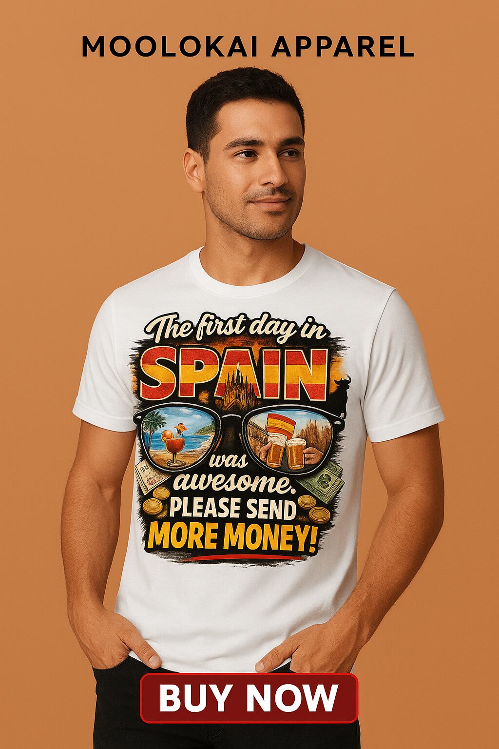 The first day in Spain was awesome. Please send more money!