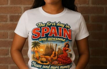 The first day in Spain was awesome. Please send more money!