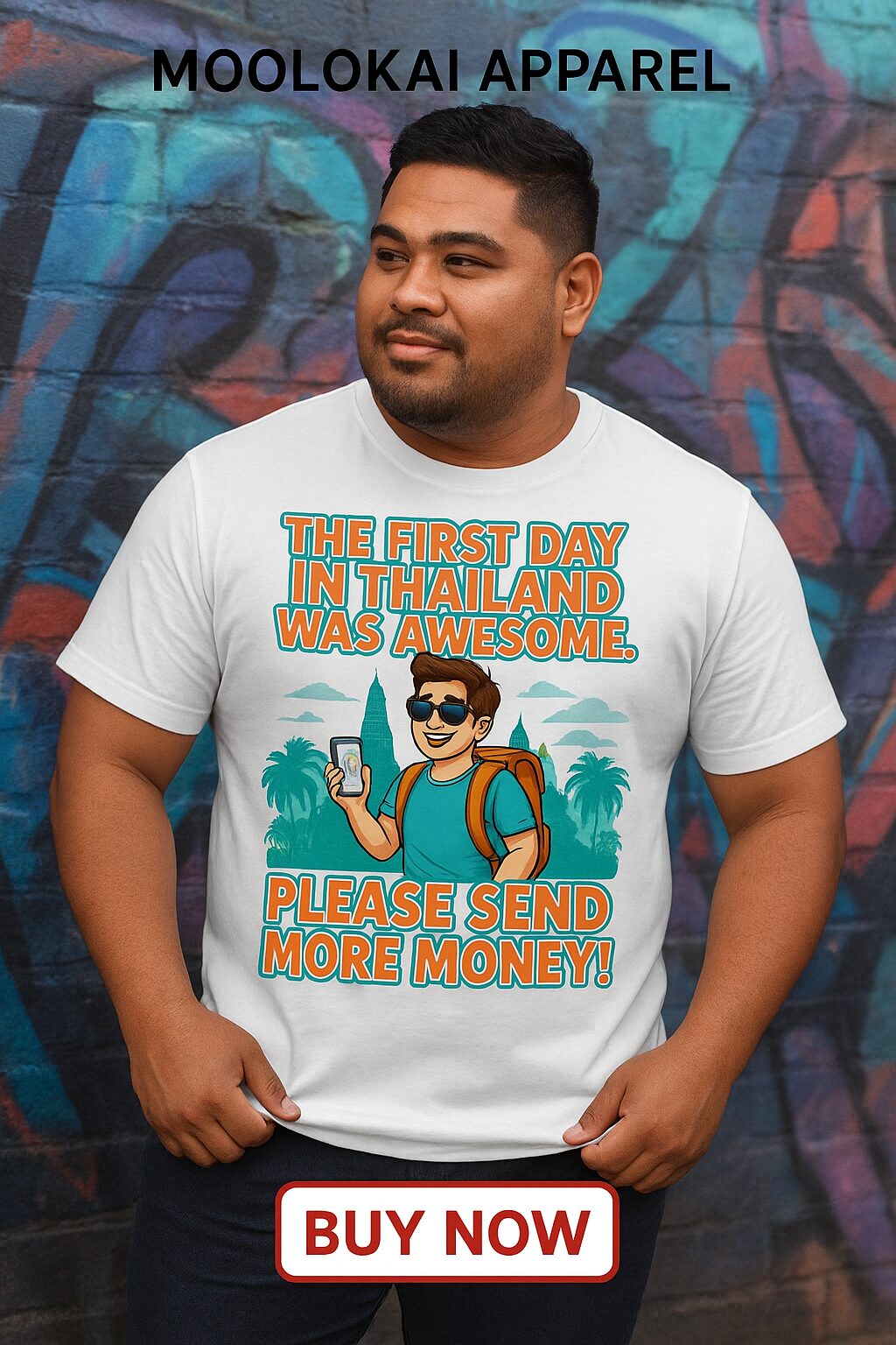 The first day in Thailand was awesome. Please send more money!