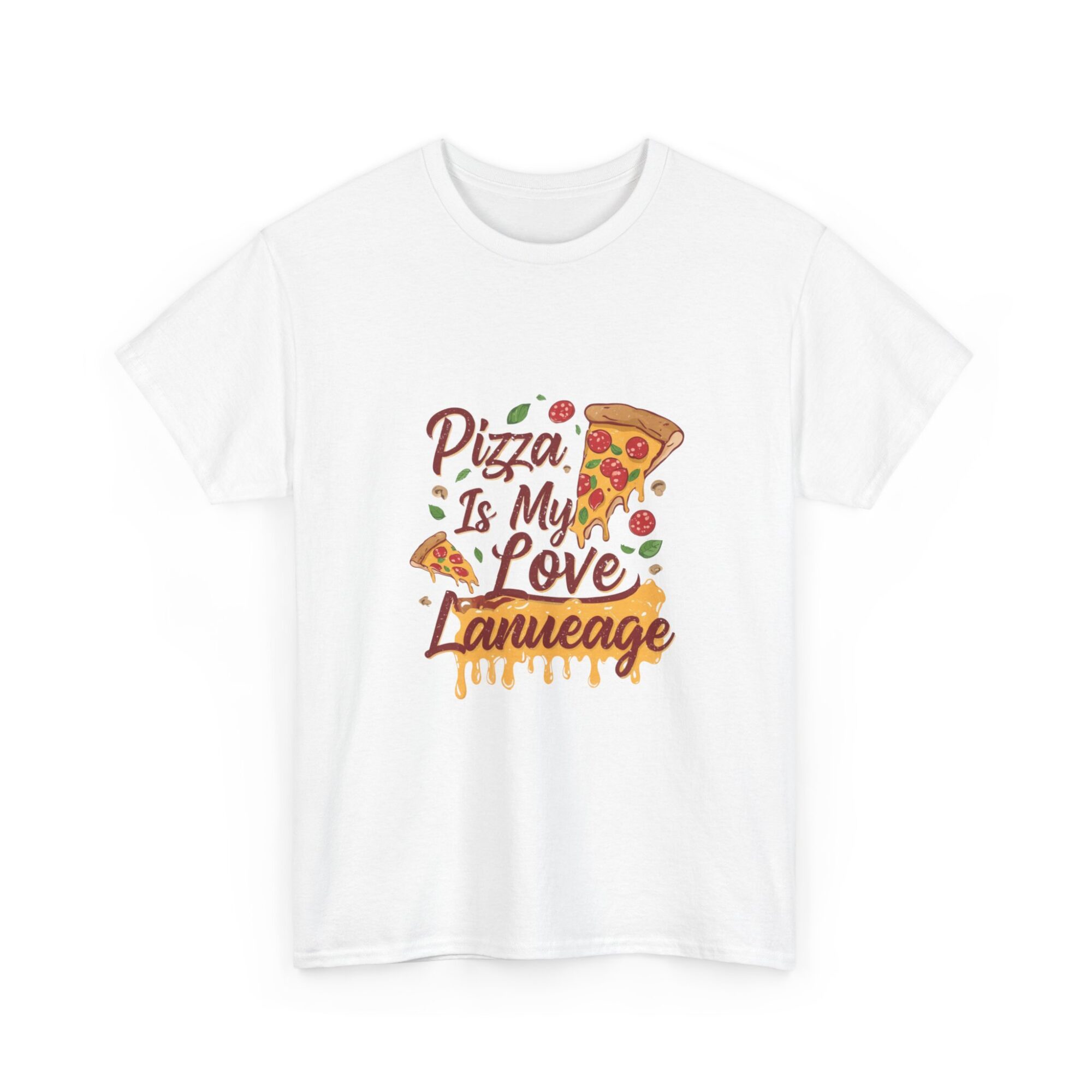 Pizza Is My Love Language Graphic Tee - Unisex Premium T-Shirt 3 Pizza Is My Love Language Graphic Tee - Unisex Premium T-Shirt