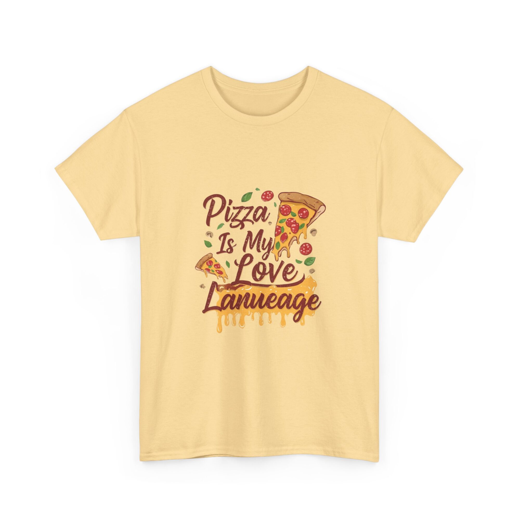Pizza Is My Love Language Graphic Tee - Unisex Premium T-Shirt 11 Pizza Is My Love Language Graphic Tee - Unisex Premium T-Shirt