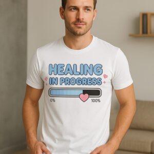 Healing in Progress Graphic Tee - Soft Unisex T-Shirt for All-Day Comfort
