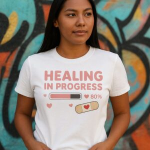 Healing in Progress Graphic Tee – Unisex Comfort & Style