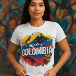 Made in Colombia Graphic Tee - Premium Unisex T-Shirt for Everyday Comfort