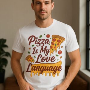Pizza Is My Love Language Graphic Tee - Unisex Premium T-Shirt