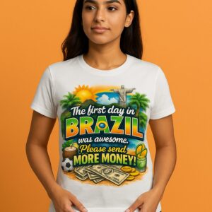 Brazil Adventure Graphic Tee - Unisex, Fun Design, Premium Quality