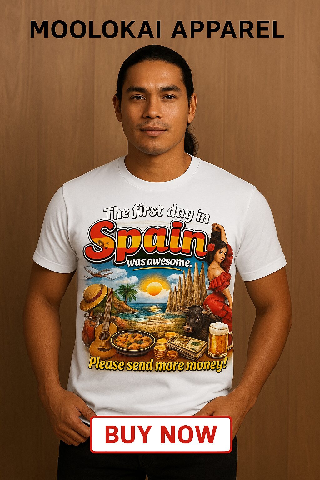 The first day in Spain was awesome. Please send more money!