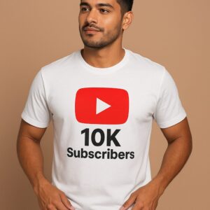Unisex Graphic Tee - 10K Subscribers YouTube Celebration T-Shirt