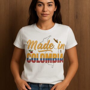 Made in Colombia Graphic Tee | Premium Unisex T-Shirt for Casual Style