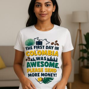 Colombia Adventure Graphic Tee - Funny Unisex T-Shirt for Travelers