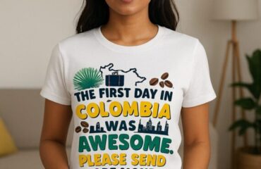The first day in Colombia was awesome. Please send more money!