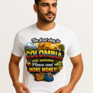 Colombia Adventure Graphic Tee - Funny Print-on-Demand Unisex T-Shirt