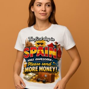 Funny Spain Graphic Tee - Unisex Premium T-Shirt for Travelers